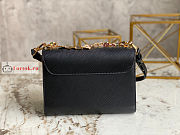 Louis Vuitton Twist MM Handbag Epi Leather Black M20834 23x17x9.5cm - 3