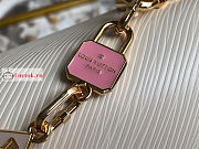 Louis Vuitton Twist PM Handbag Epi Leather White M20840 19x15x9cm - 2