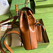 Gucci Small Bamboo Backpack Brown 702101 22x22x7cm - 3