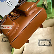 Gucci Small Bamboo Backpack Brown 702101 22x22x7cm - 2