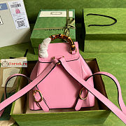 Gucci Small Bamboo Backpack Light Pink 702101 22x22x7cm - 6
