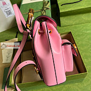Gucci Small Bamboo Backpack Light Pink 702101 22x22x7cm - 2