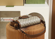Gucci Horsebit 1955 Shoulder Bag Beige/Brown 602204 25x18x8cm - 6