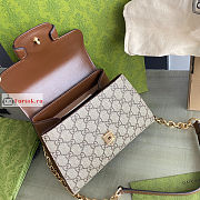 Gucci Mini Horsebit 1955 Bag Beige/Brown 703848 22x16x10.5cm - 3