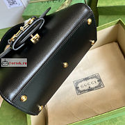 Gucci Mini Horsebit 1955 Bag Black 703848 22x16x10.5cm - 6