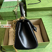 Gucci Mini Horsebit 1955 Bag Black 703848 22x16x10.5cm - 5