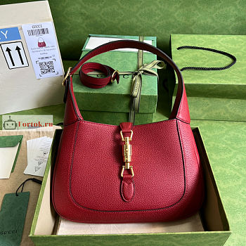 Gucci Small Jackie 1961 Red 636709 28x19x4cm