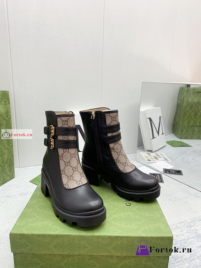 Gucci Women GG Ankle Boots 701100  - 1