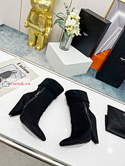 Ysl Niki Booties in Suede 689212 - 6