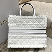 Dior Book Tote Sheepskin Cannage M1286ZMBU_M941 42x35x18cm - 2