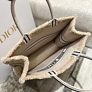 Dior Book Tote Sheepskin Cannage M1286ZMBU_M941 42x35x18cm - 4