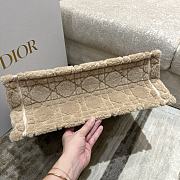Dior Book Tote Sheepskin Cannage M1286ZMBU_M941 42x35x18cm - 5