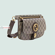 Gucci Blondie Belt Bag Beige and Ebony 718154 24x4x5cm - 2