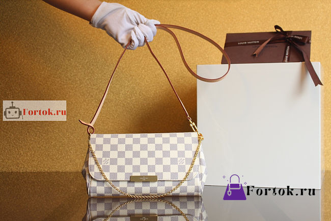 Louis Vuitton Damier Azur Favorite MM N41275 28x17x4cm - 1