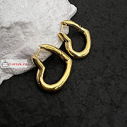Balenciaga Loop Heart Earrings - 3