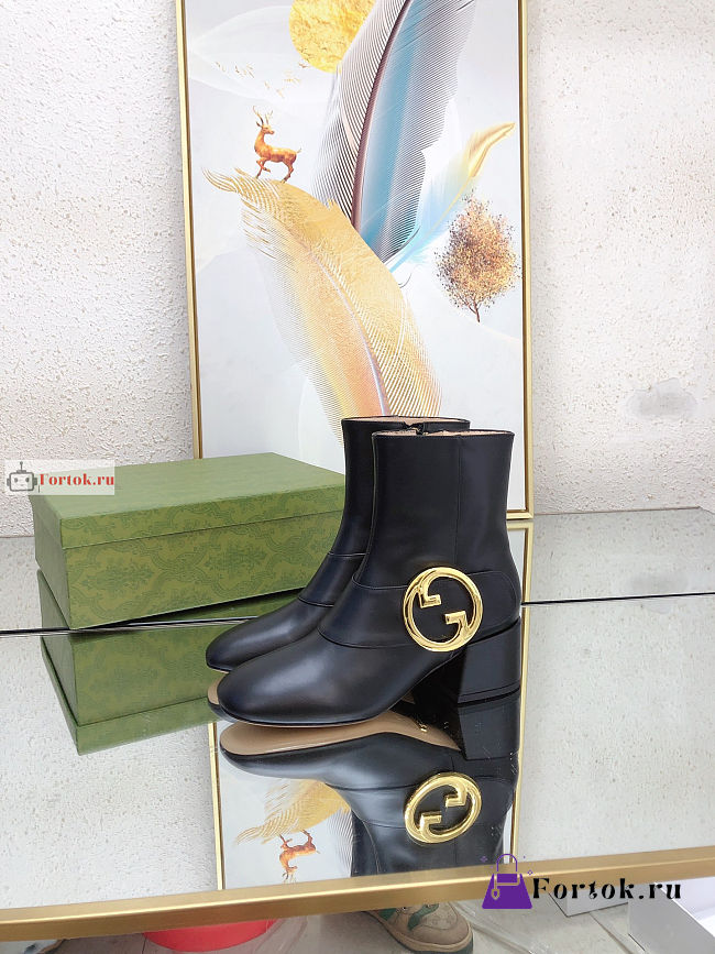 Gucci Blondie Ankle Boots For Women - 1