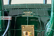 Hermes Birkin Emeral Green 25x20x13cm - 6