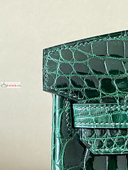 Hermes Birkin Emeral Green 25x20x13cm - 2