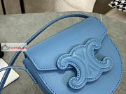Celine Mini Besace Cuir Triomphe 11x10x5cm - 6