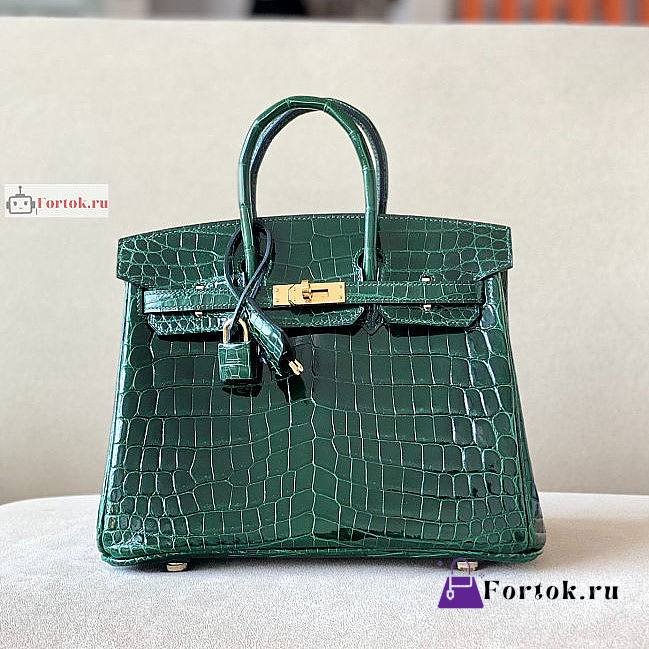 Hermes Birkin Emeral Green 25x20x13cm - 1