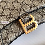 Gucci x Balenciaga Leather Crossbody Bag 23x10x14cm - 2