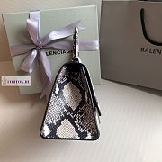 Balenciaga Hourglass Snake-print Tote Bag 23x10x14cm - 4