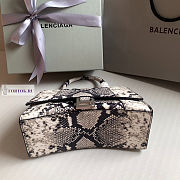 Balenciaga Hourglass Snake-print Tote Bag 23x10x14cm - 2