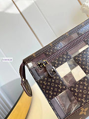 LV Standing Pouch Monogram Chess 29x15x9cm - 6