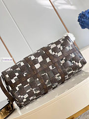 LV Keepall Bandoulière Monogram Chess 50 - 6