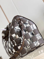 LV Keepall Bandoulière Monogram Chess 50 - 4