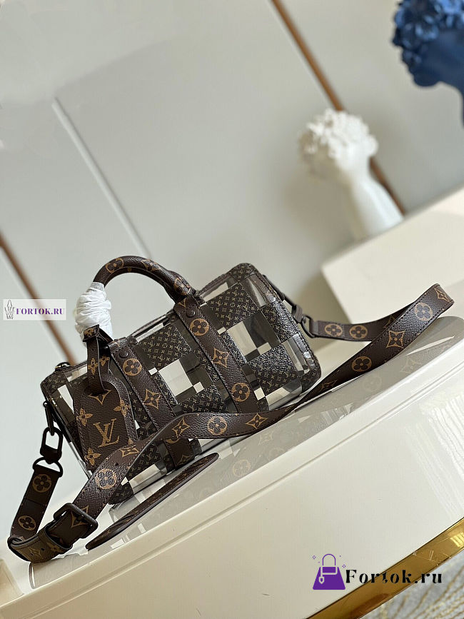 LV Keepall Bandoulière Monogram Chess 25 - 1