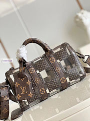 LV Keepall Bandoulière Monogram Chess 25 - 5
