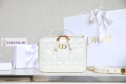 Dior Caro Box Bag With Chain 19.5x15x6 cm - 4