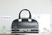 Medium Dior Vibe Zip Bowling Bag 34x18x15cm - 1