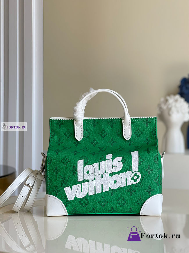 LV Litter Bag Monogram Green M80815 24x21x12cm - 1