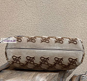 Fendi First FF Logo Velvet Large Bag 32.5x15x23.5cm - 2