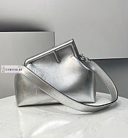 Fendi First Small Silver Leather Bag 32.5x15x23.5cm - 1