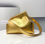 Fendi First Small Gold Leather Bag 32.5x15x23.5cm - 1