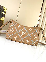 LV Easy Pouch On Strap Brown M81137 19x11.5x3cm - 4