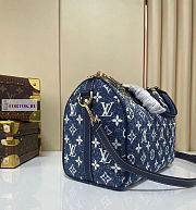 LV Speedy Bandouliere 25 Denim Blue M59609 25x19x15cm - 6