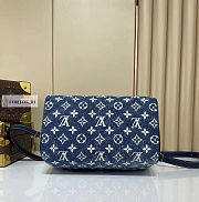 LV Speedy Bandouliere 25 Denim Blue M59609 25x19x15cm - 5