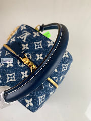 LV Square Denim Blue Bag M59611 16x16x16 - 6