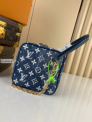 LV Square Denim Blue Bag M59611 16x16x16 - 3