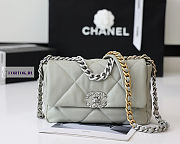 Chanel 19 Light Green Silver Hardware 26cm - 6