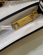 Fendi O'Lock Swing Camellia Leather Pouch 32x6x12cm - 2