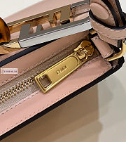 Fendi O'Lock Swing Pink Leather Pouch 32x6x12cm - 3