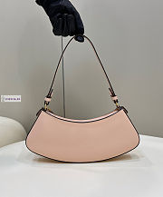 Fendi O'Lock Swing Pink Leather Pouch 32x6x12cm - 2