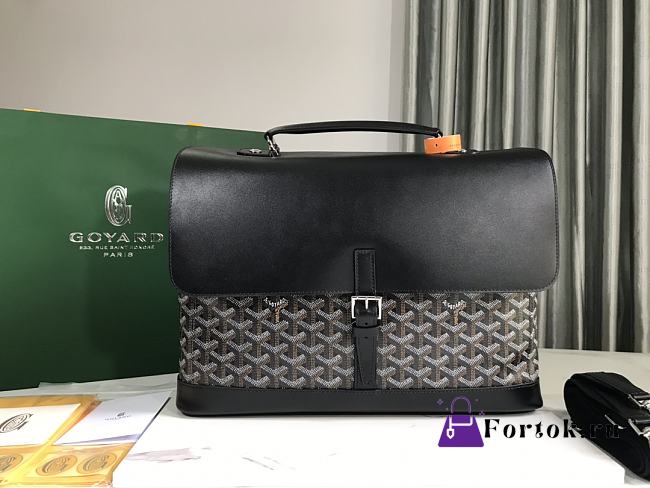 Goyard Citadin PM Messenger Bag Black 38x26x8cm - 1