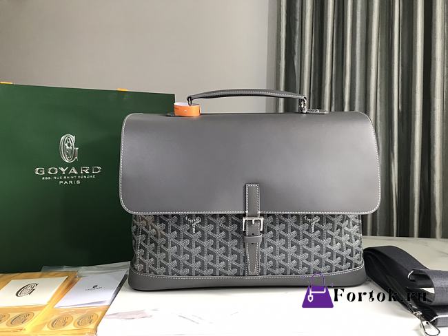 Goyard Citadin PM Messenger Bag Grey 38x26x8cm - 1