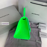 Balenciaga Hourglass Neon Green 23x10x14cm - 6